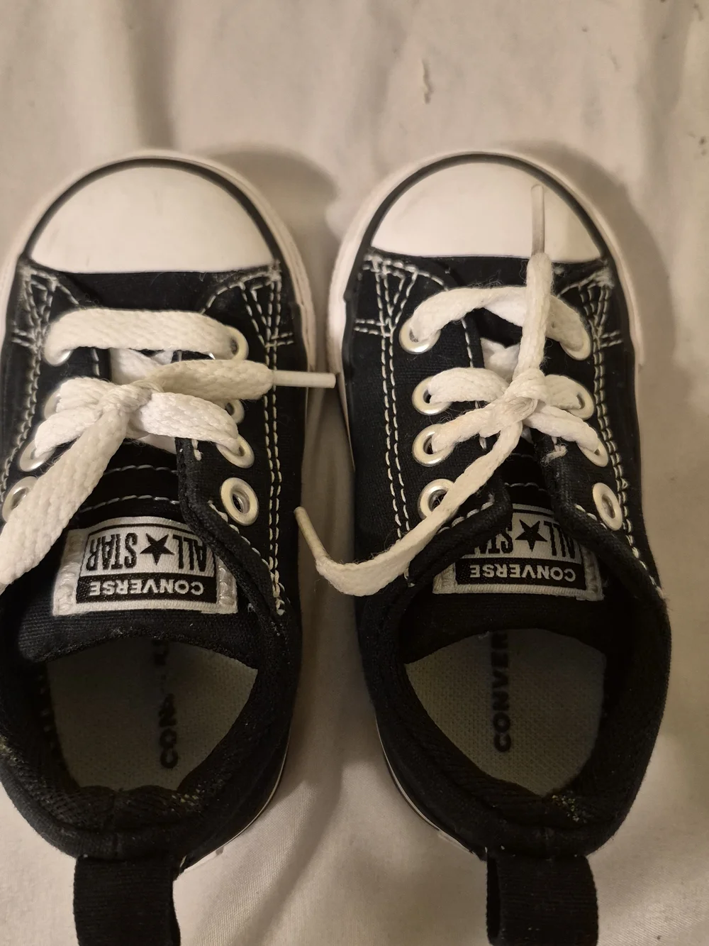 Converse All Star Kids Black and White Low Top Sneakers